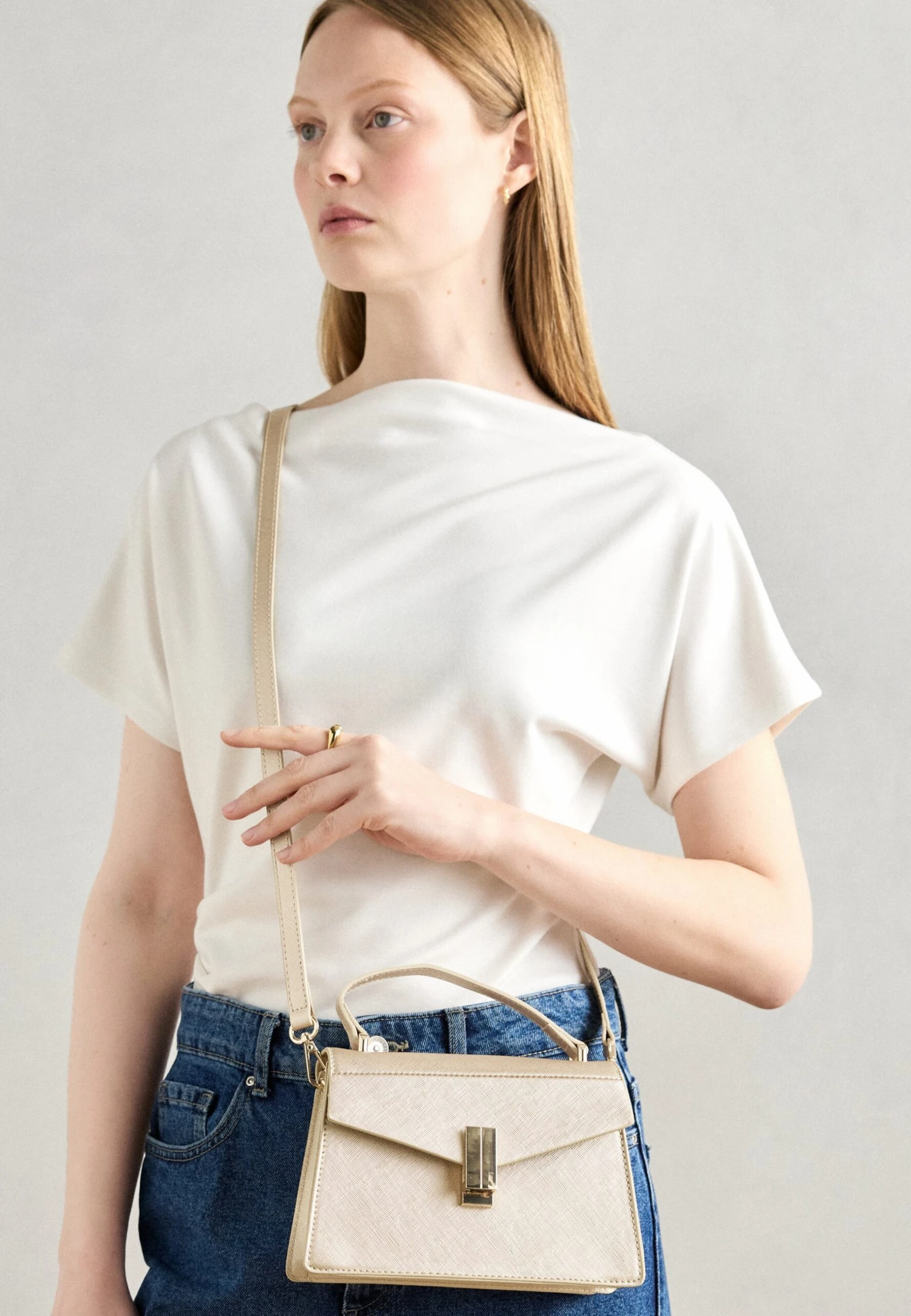 Anna Field Handbag - Off-white 8 Anna Field Handbag - Off-white - Image 8