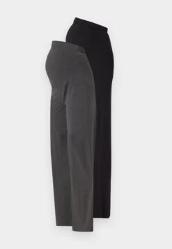 2 PACK - Tracksuit Bottoms - Black/mottled Beige -Fashion effa5abb9354448b8d6eb5db17560c6b 1