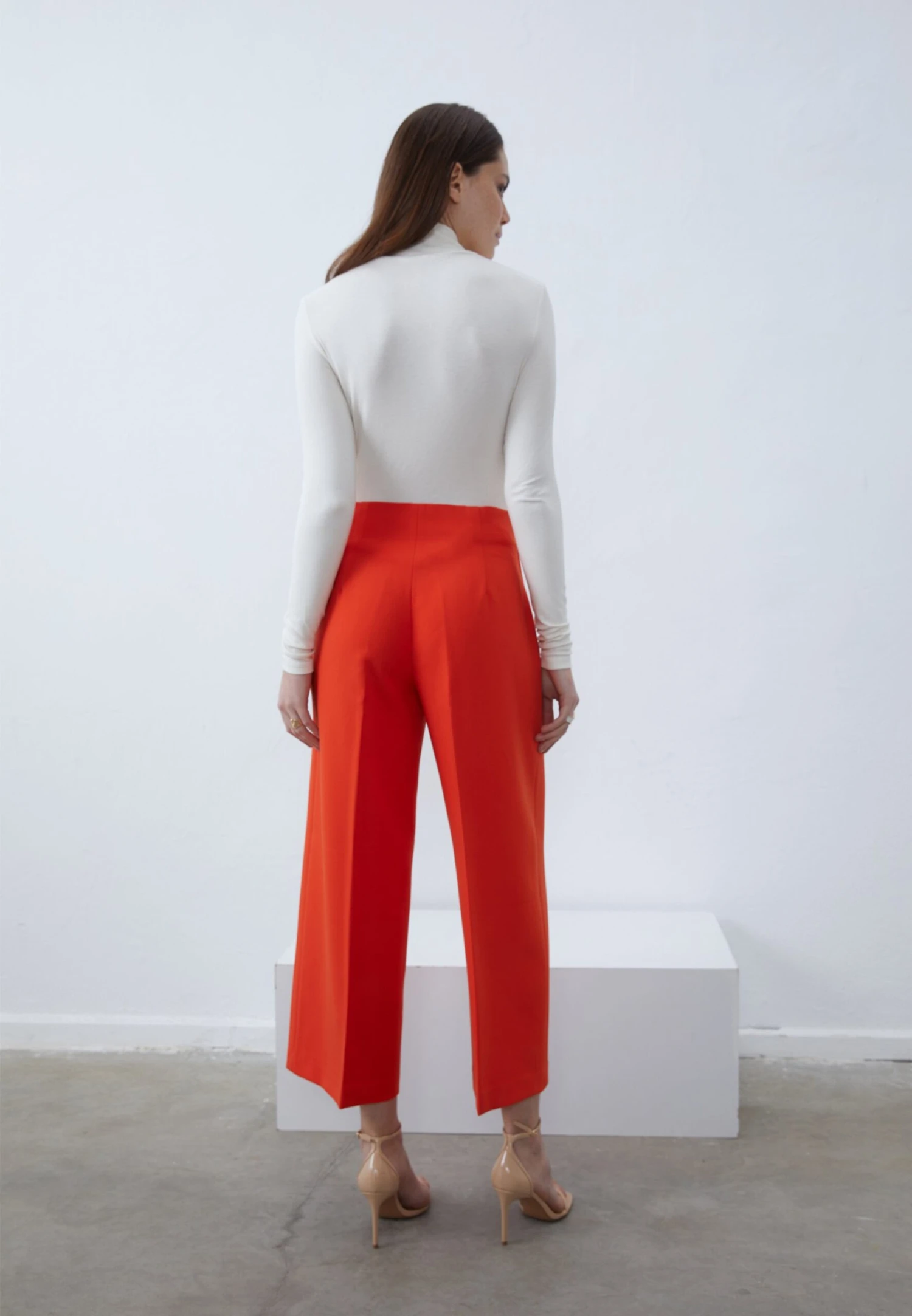 Anna Field Trousers - Orange 3 Anna Field Trousers - Orange - Image 3