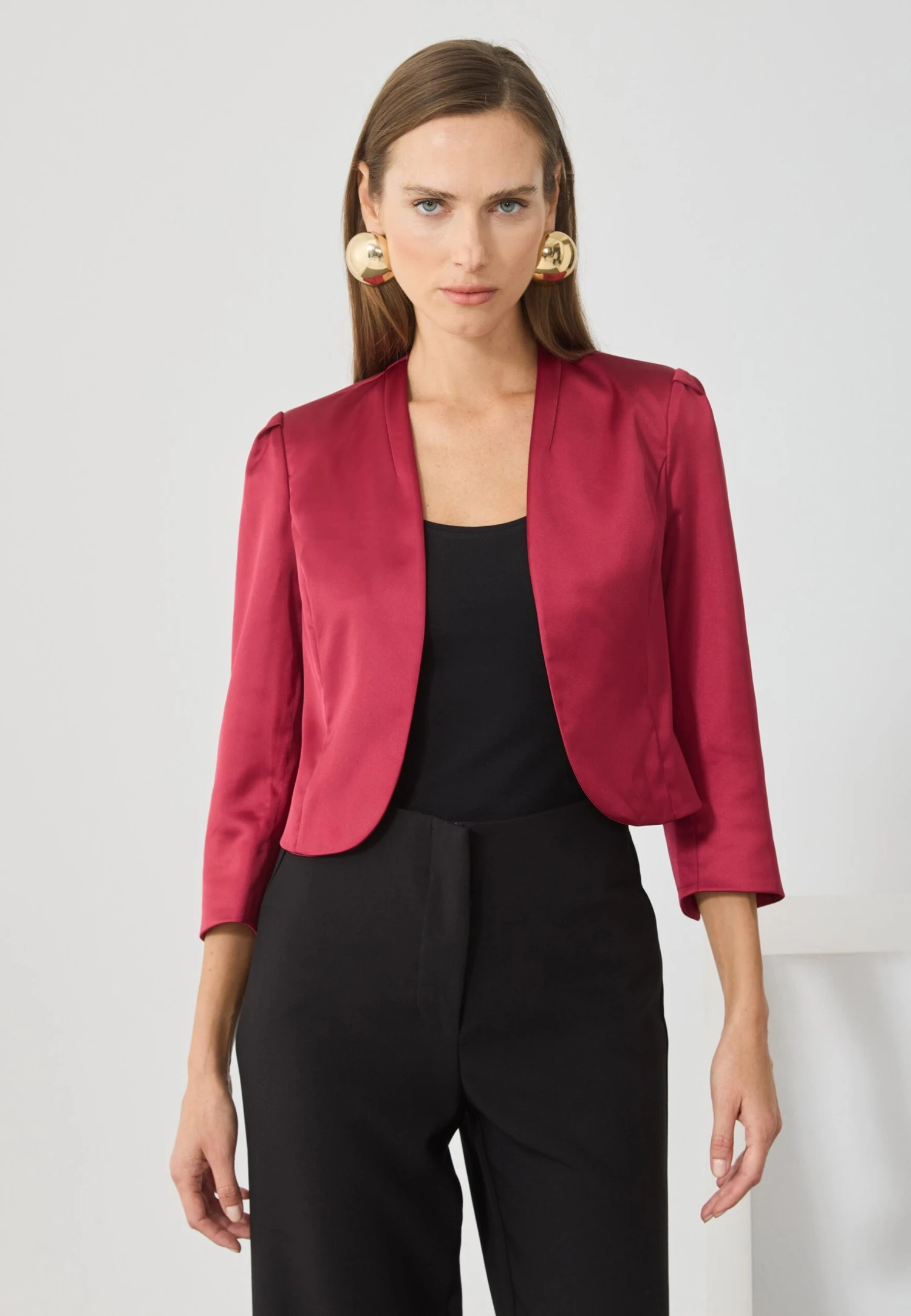 Anna Field Blazer - Bordeaux 1 Anna Field Blazer - Bordeaux