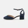 LEATHER - Classic Heels - Dark Blue