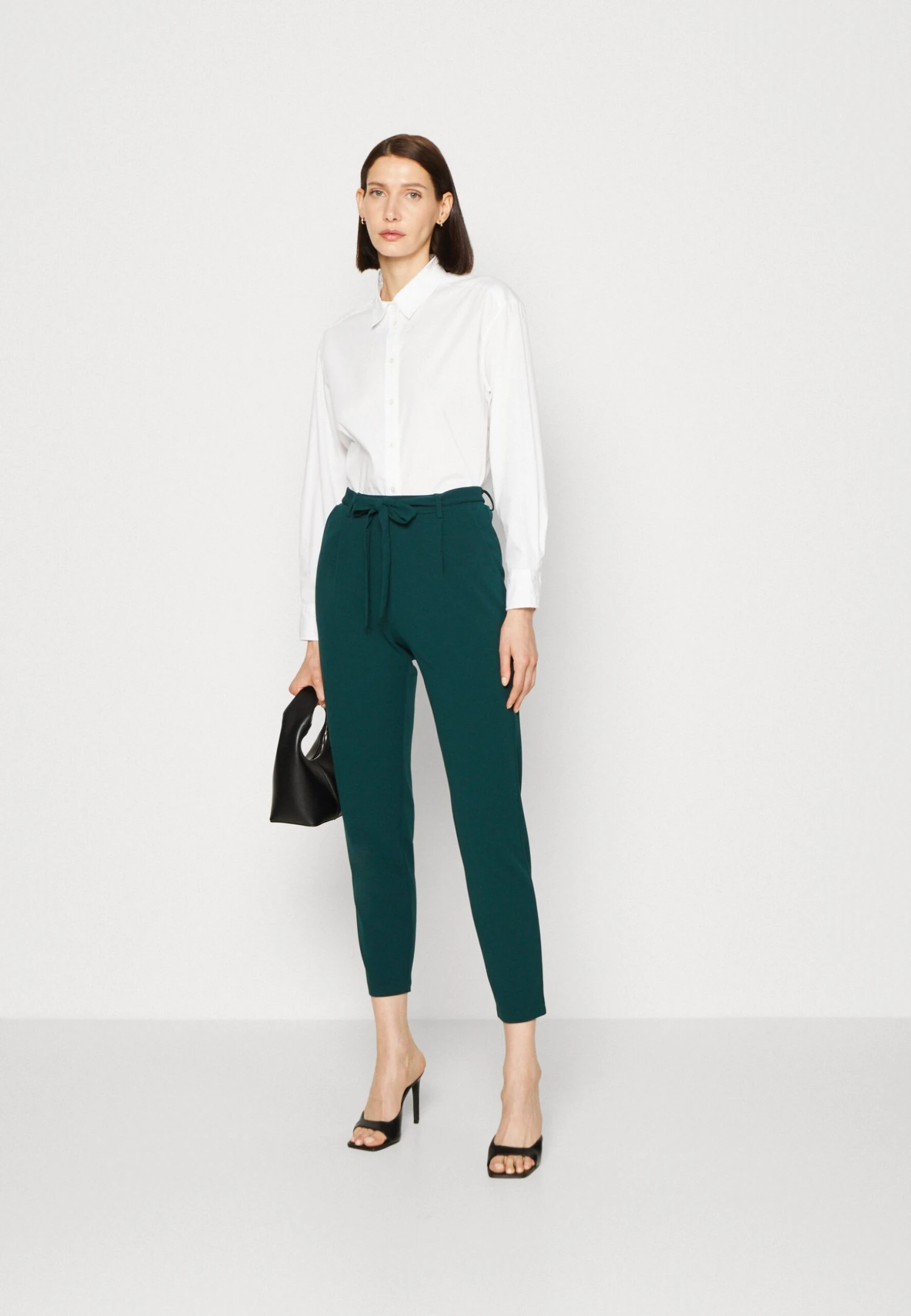 Anna Field Trousers - Dark Green 2 Anna Field Trousers - Dark Green - Image 2