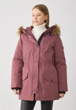 Anna Field Parka - Light Red