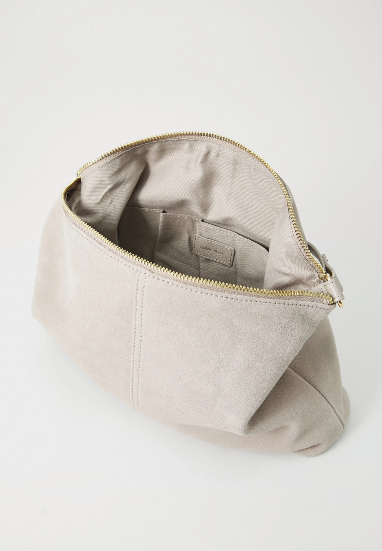 Anna Field LEATHER - Cross Body Bag - Soft Taupe 5 Anna Field LEATHER - Cross Body Bag - Soft Taupe - Image 5