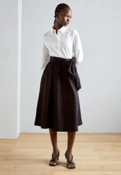 Anna Field Shirt Dress - Black/white