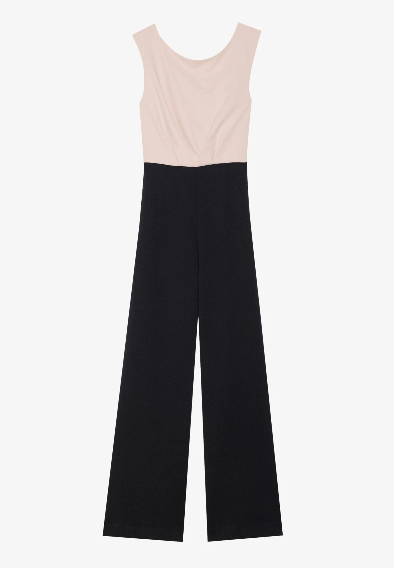 Anna Field 2IN1 WIDE LEG - Jumpsuit - White/dark Blue 6 Anna Field 2IN1 WIDE LEG - Jumpsuit - White/dark Blue - Image 6