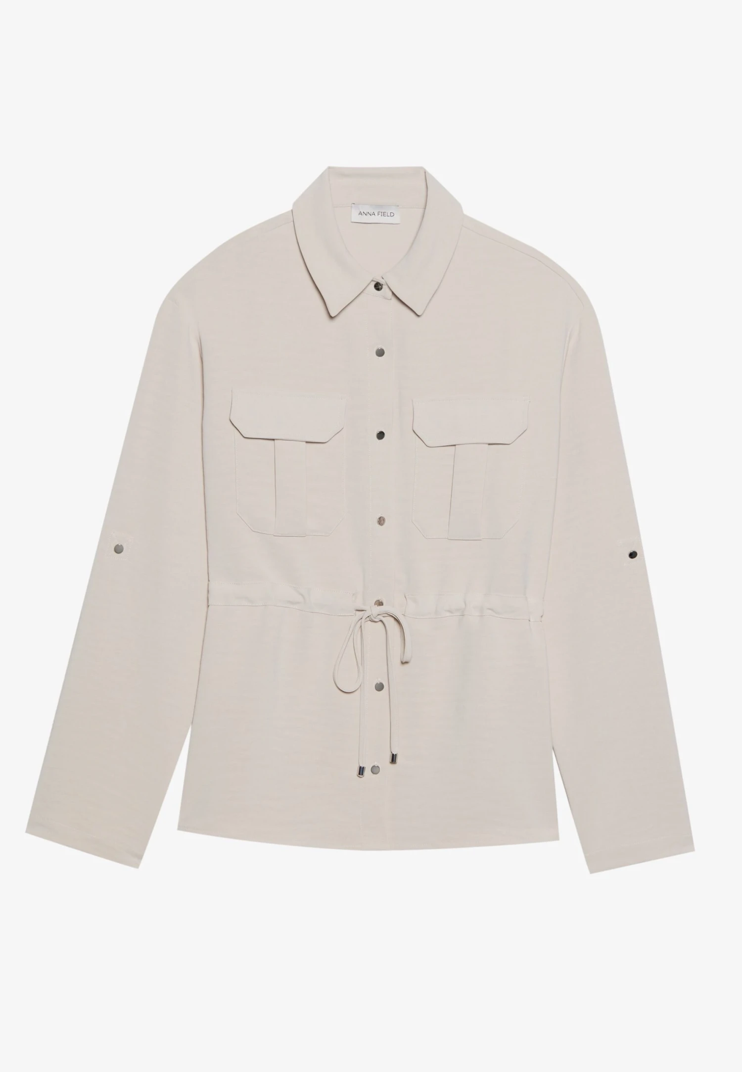 Anna Field Button-down Blouse - Olive 6 Anna Field Button-down Blouse - Olive - Image 6