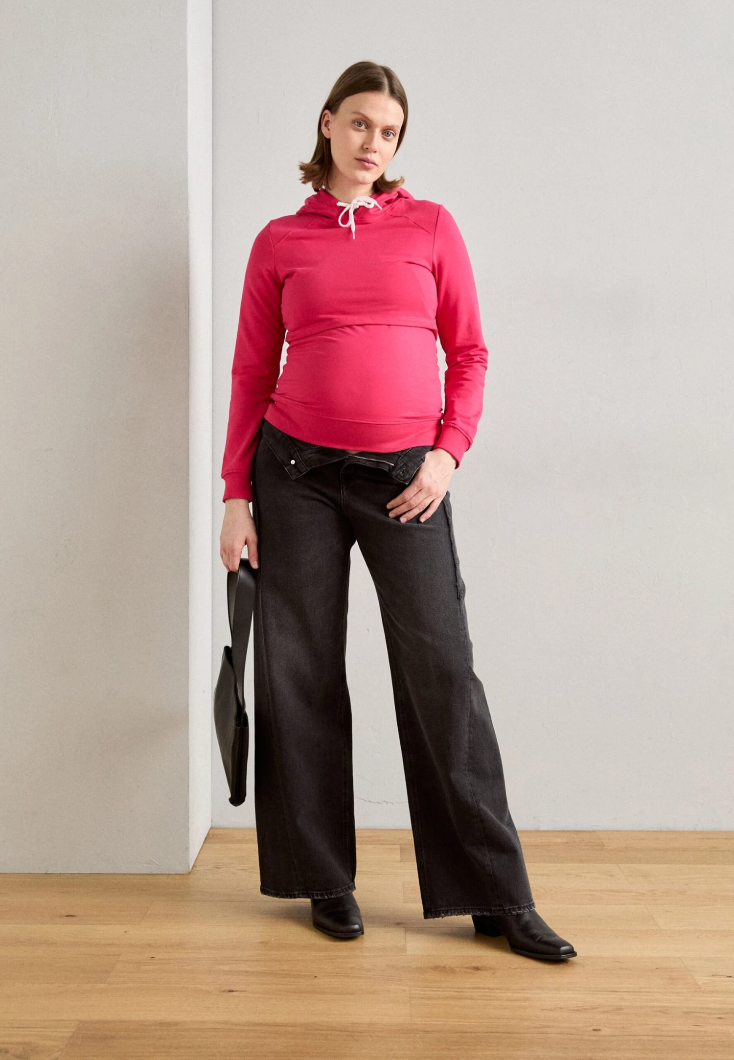 2 PACK - Hoodie - Black/pink 1 2 PACK - Hoodie - Black/pink