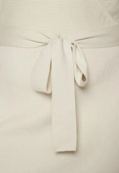 Wrap V Ausschnitt Mini Strickkleid Mit Gürtel - Jumper Dress - Off White 9 Wrap V Ausschnitt Mini Strickkleid Mit Gürtel - Jumper Dress - Off White -Fashion faacffd8bec14c42822bb0d268374b4e