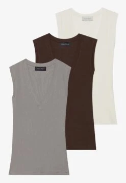 Anna Field 3 PACK - Top - Egret/dazzling Blue/black 17 Anna Field 3 PACK - Top - Egret/dazzling Blue/black -Fashion fba3eea69a5d44ff844d562986f891a5