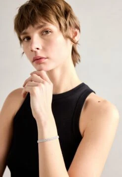 Anna Field TENNIS BRACELET 2 PACK - Bracelet - Silver-coloured