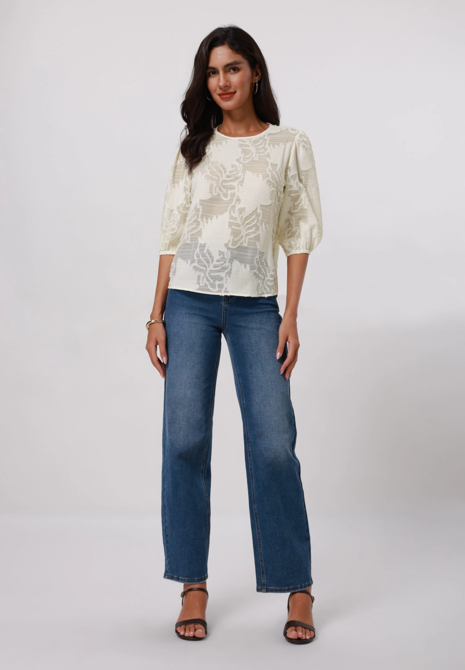 Anna Field Blouse - Cream 2 Anna Field Blouse - Cream - Image 2