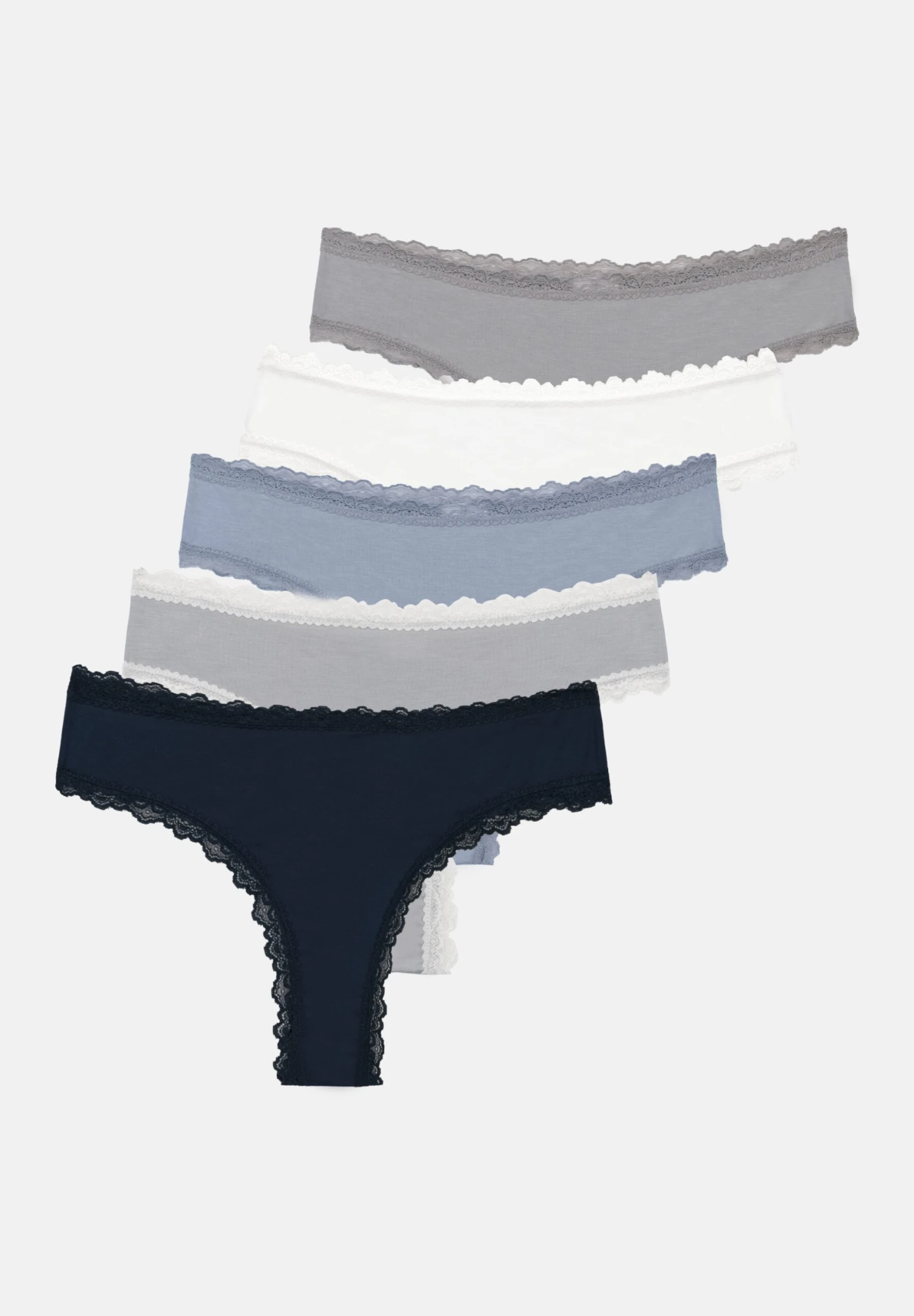 Anna Field 5 PACK - Briefs - Black/grey/white 10 Anna Field 5 PACK - Briefs - Black/grey/white - Image 10