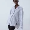 Anna Field LINEN BLEND MIX SHIRT - Button-down Blouse - White