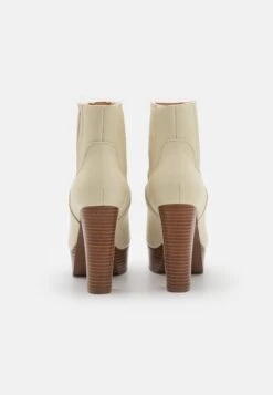 Anna Field Platform Ankle Boots - Off White -Fashion ff4cd2a6ddaf47e08de0bee25aae092f