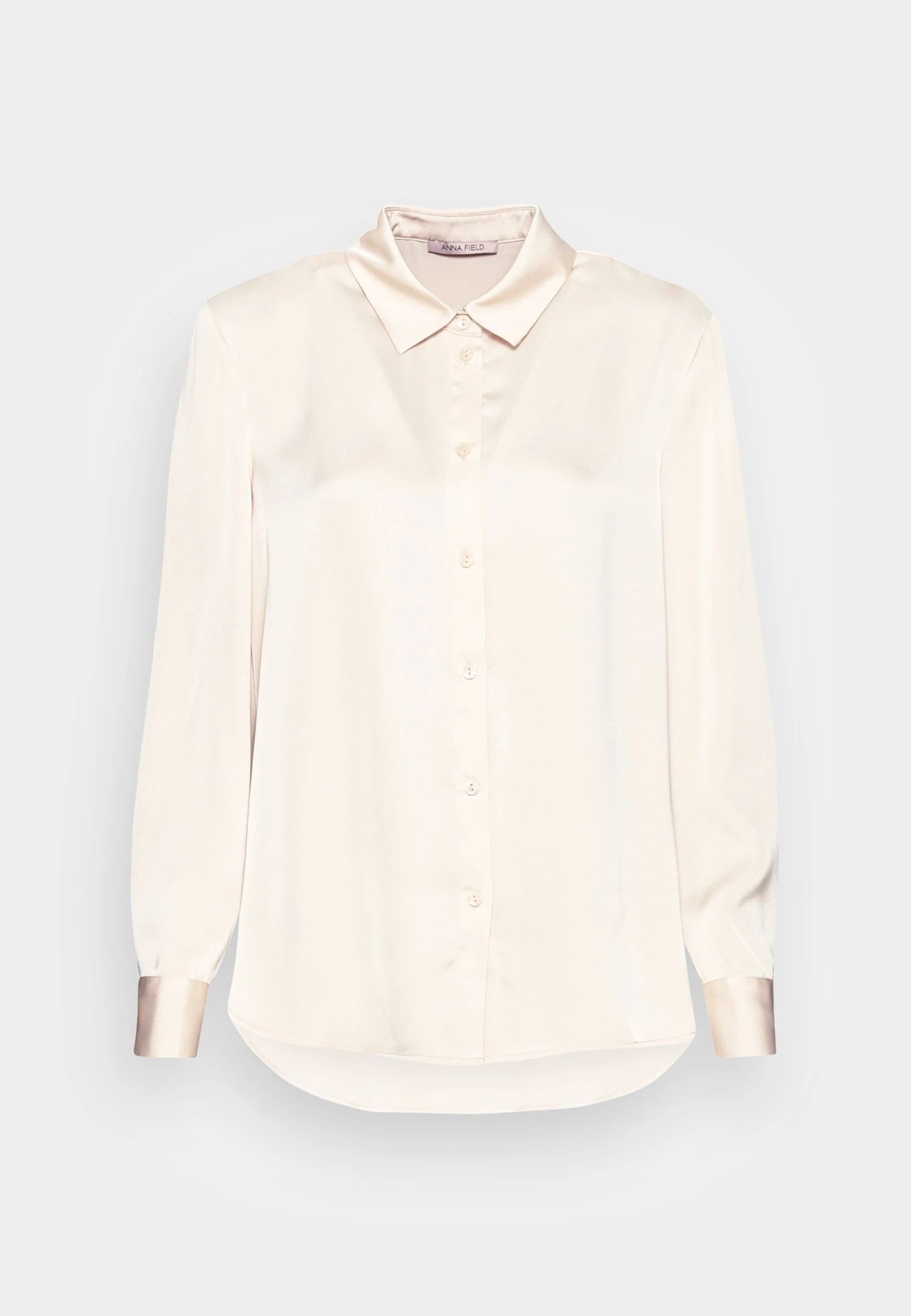 Anna Field Button-Down Blouse - Nude 4 Anna Field Button-Down Blouse - Nude - Image 4